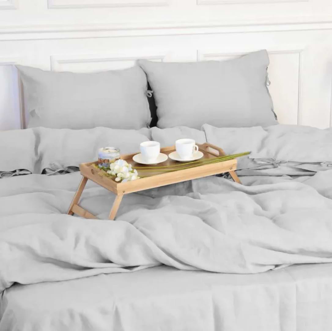 Комплект постільної білизни MirSon Natural Linen Caspian 175х210 см (2200008248253)